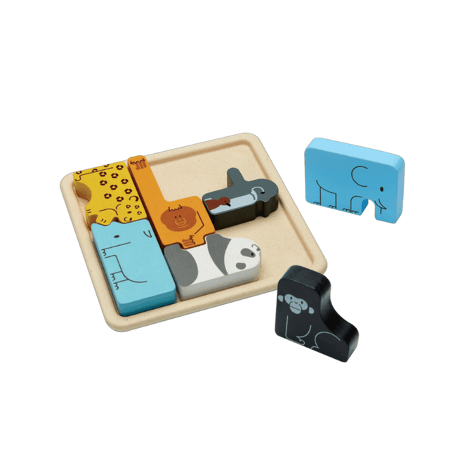 Plan Toys Animal Puzzle Game-1875027399855443968