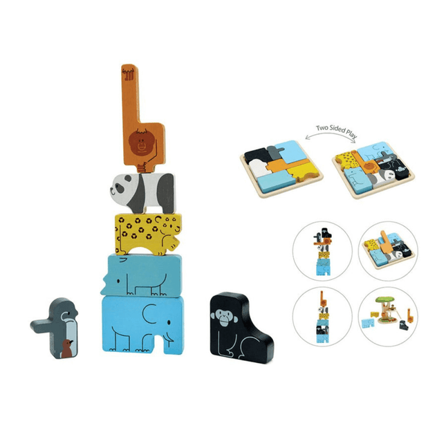Plan Toys Animal Puzzle Game-1875027399855443969