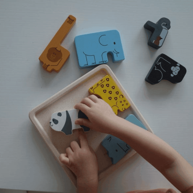 Plan Toys Animal Puzzle Game-1875027399855443972