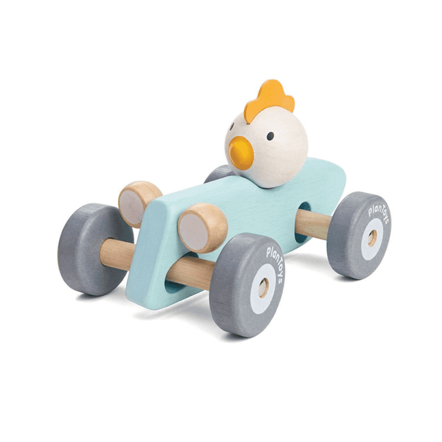 Plan Toys Chicken Racing Car-1875027406830571520