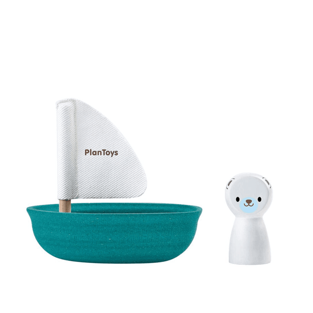 Plan Toys Sailing Boat - Polar Bear-1875027481602428928