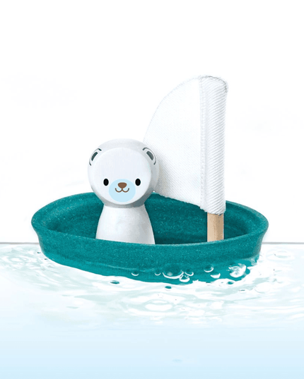 Plan Toys Sailing Boat - Polar Bear-1875027481602428929