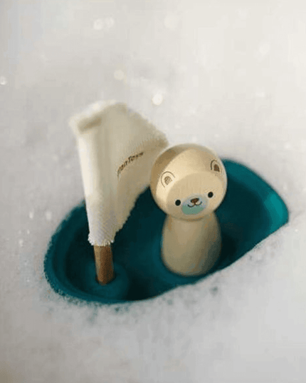Plan Toys Sailing Boat - Polar Bear-1875027481602428930