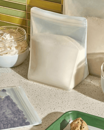 Porter Reusable Silicone Bag Stand Up 1.5l - Blush-1875027483338870788