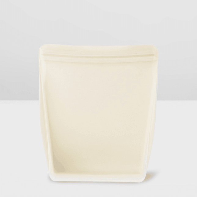 Porter Reusable Silicone Bag Stand Up 1l - Cream-1875027441261613057