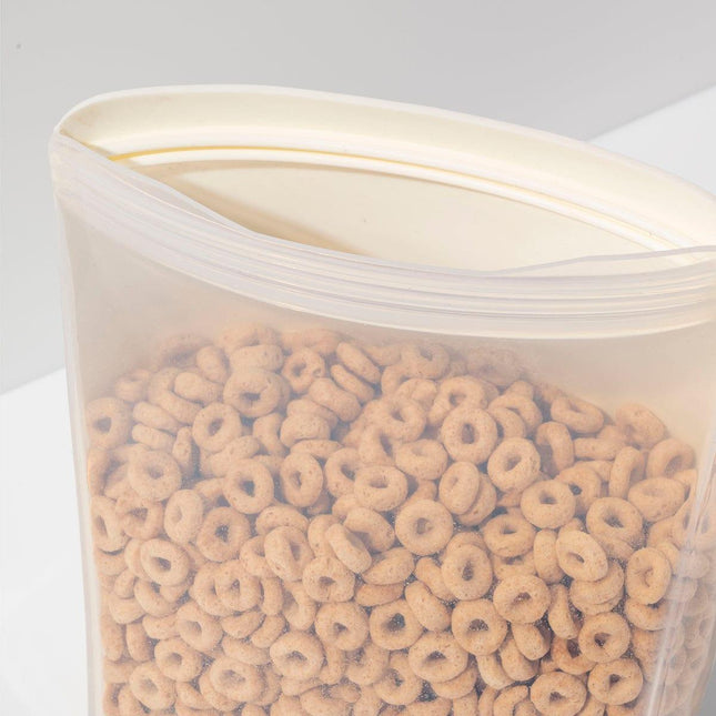 Porter Reusable Silicone Bag Stand Up 1l - Cream-1875027441261613060