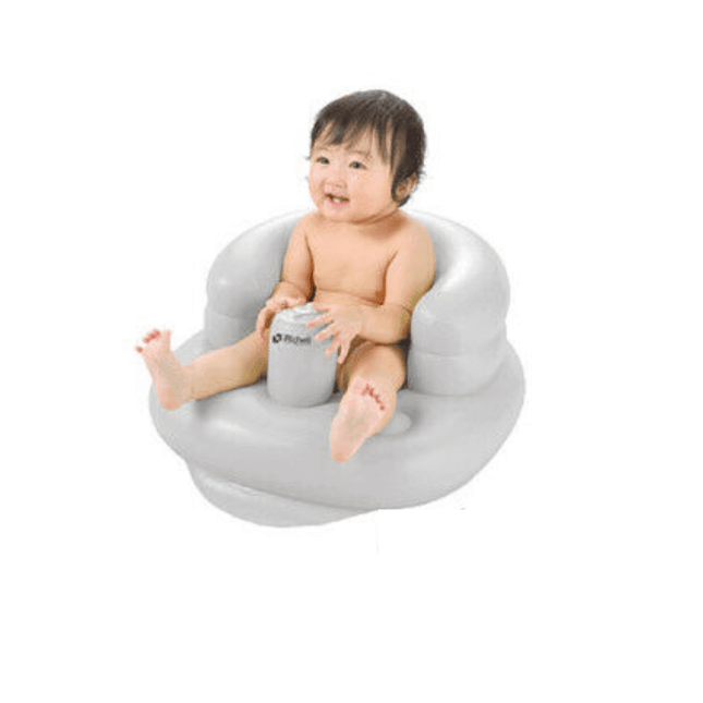 Richell Inflatable Soft Baby Chair Purple Purple-1875027424505368577