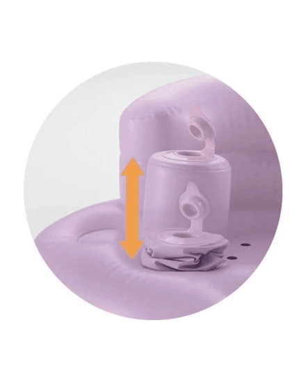 Richell Inflatable Soft Baby Chair Purple Purple-1875027424505368579