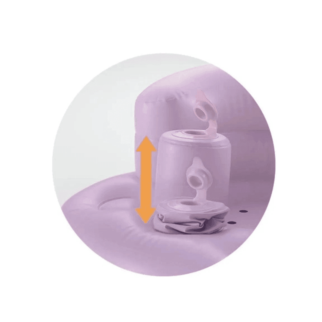 Richell Inflatable Soft Baby Chair Purple Purple-1875027424505368579