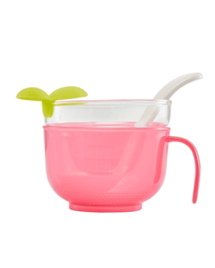 Richell Porridge Maker E, For Use with Rice Cookers Pink-1875027425704939520