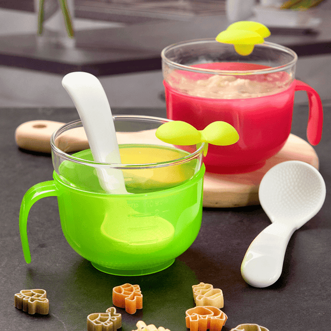 Richell Porridge Maker E, For Use with Rice Cookers Pink-1875027425704939525