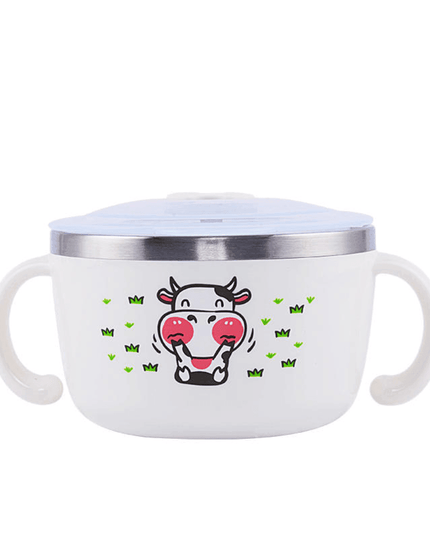 Richell Stainless Steel Bowl 480ml White-1875027421095399424