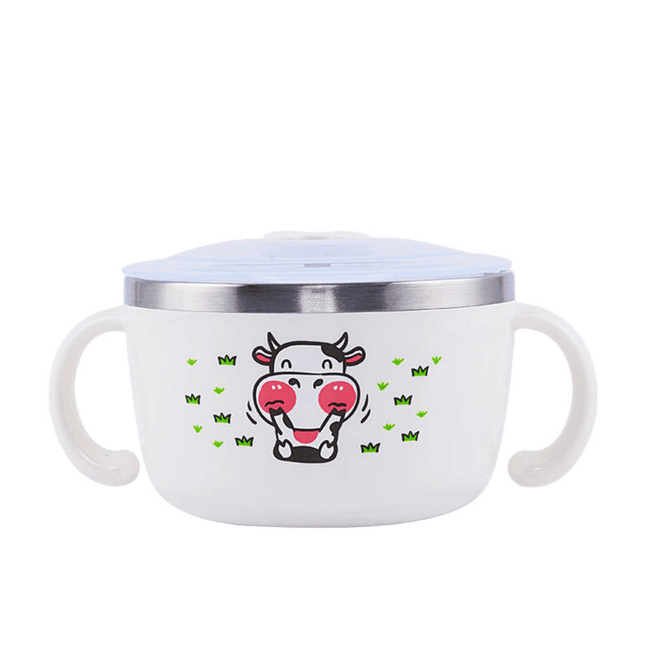 Richell Stainless Steel Bowl 480ml White-1875027421095399424