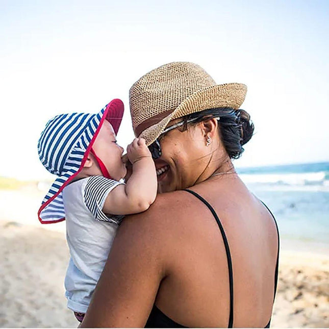 Sunday Afternoon Infant Sun Sprout Hat UPF50+ | Quarry Stripe Baby (6-12mth)-1875027456214306818