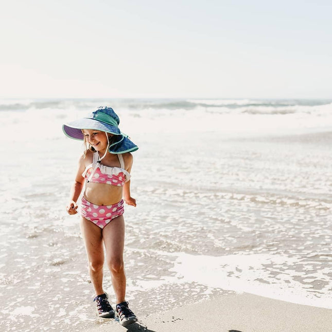 Sunday Afternoon Kids Play Hat UPF50+ | Blue Electric Stripe Medium (2-5yrs)-1875027430230593537