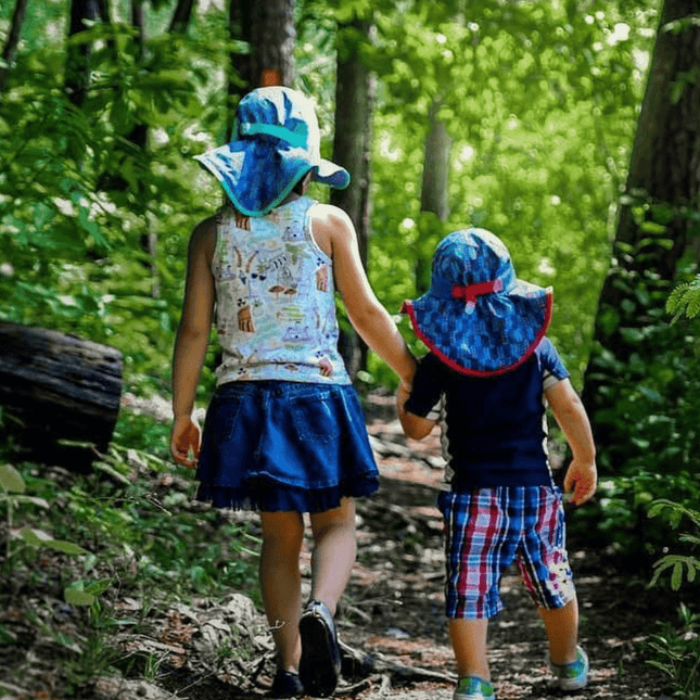 Sunday Afternoon Kids Play Hat UPF50+ | Ocean Life Large (5-12yrs)-1875027428523511811