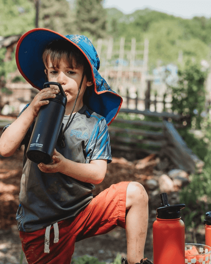 Sunday Afternoon Kids Play Hat UPF50+ | Ocean Life Large (5-12yrs)-1875027428523511812