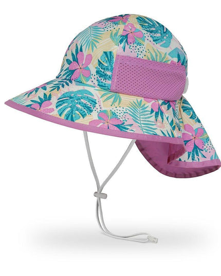Sunday Afternoon Kids Play Hat UPF50+ | Pink Tropical Small (6-24mth)-1875027433221132288