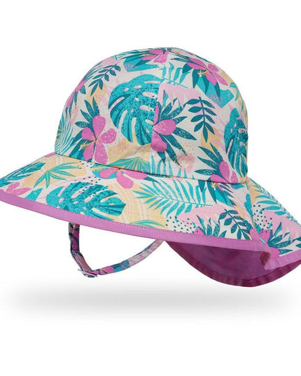 Sunday Afternoon Kids Play Hat UPF50+ | Pink Tropical Medium (2-5yrs)-1875027433330184192