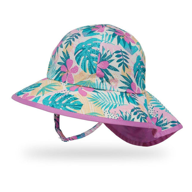Sunday Afternoon Kids Play Hat UPF50+ | Pink Tropical Medium (2-5yrs)-1875027433330184192