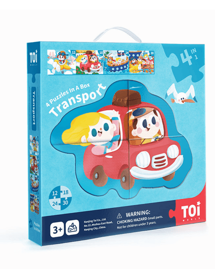 TOI 4 Puzzles In A Box- Transport-1875027484832043008