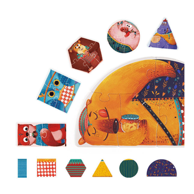 TOI My First Puzzles Shape animals-1875027522014547969