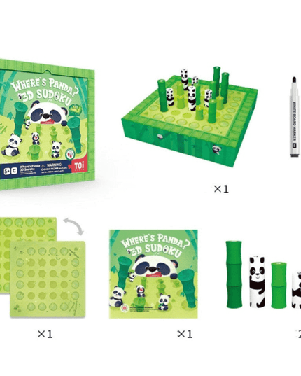 TOI Wheres Panda 3D Sudoku-1875027421422555138