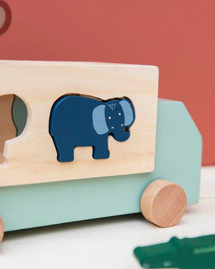 Trixie Wooden Animal Truck-1875027404087496707