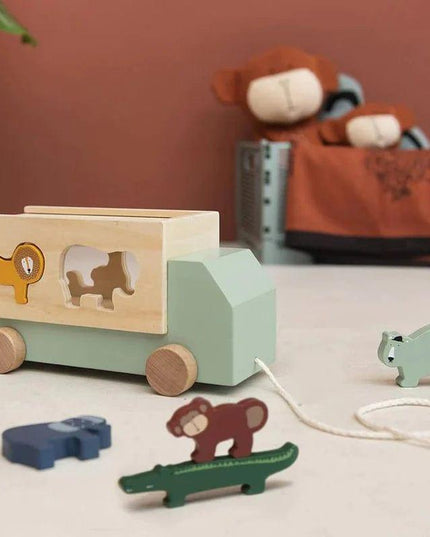 Trixie Wooden Animal Truck-1875027404087496708