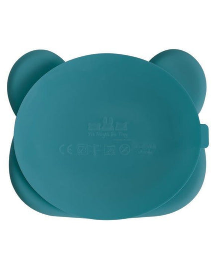 We Might Be Tiny Bear Stickie Plate- Blue Dusk Plate-1875027472676950019