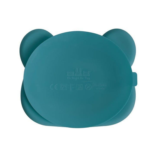 We Might Be Tiny Bear Stickie Plate- Blue Dusk Plate-1875027472676950019