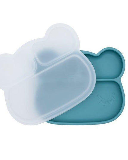 We Might Be Tiny Bear Stickie Plate- Blue Dusk Plate-1875027472676950021