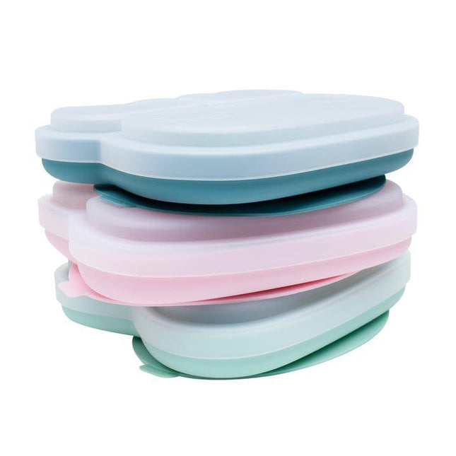 We Might Be Tiny Bear Stickie Plate- Blue Dusk Plate-1875027472676950022