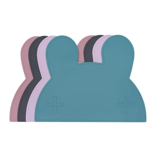 We Might Be Tiny Bunny Placie? Silicone Placemat Blue Dusk-1875027473075408898
