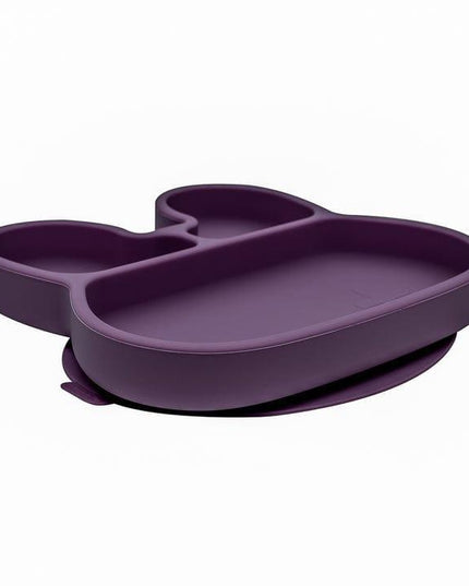 We Might Be Tiny Bunny Stickie Plate Plum-1875027472513372161