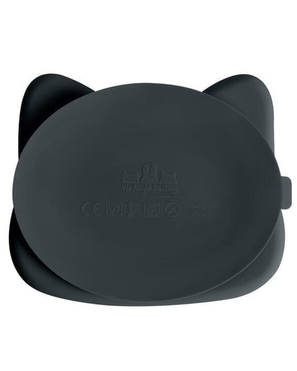 We Might Be Tiny Cat Stickie Plate - Charcoal Lid-1875027417358274562