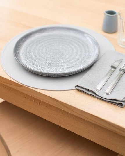 We Might Be Tiny Round Placie? Silicone Placemat Grey-1875027473536782342
