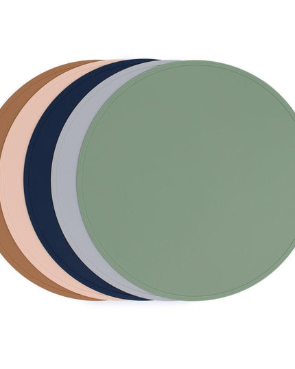 We Might Be Tiny Round Placie? Silicone Placemat Grey-1875027473536782339