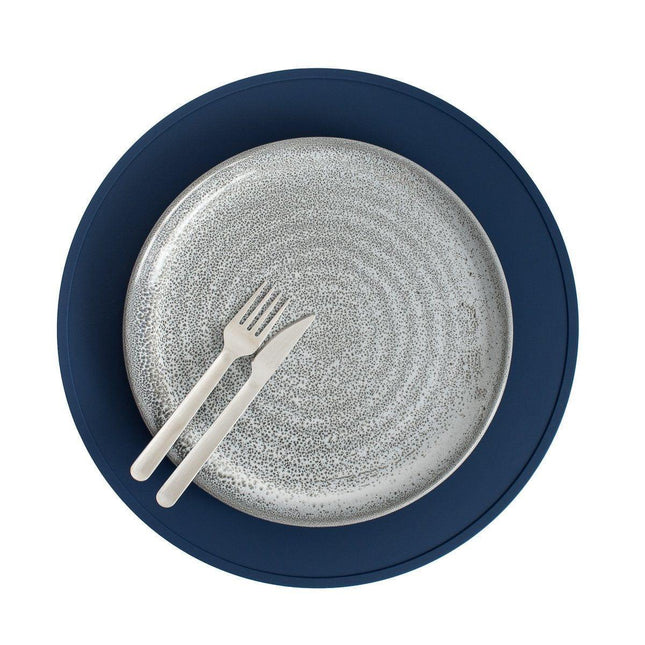 We Might Be Tiny Round Placie? Silicone Placemat Grey-1875027473536782340